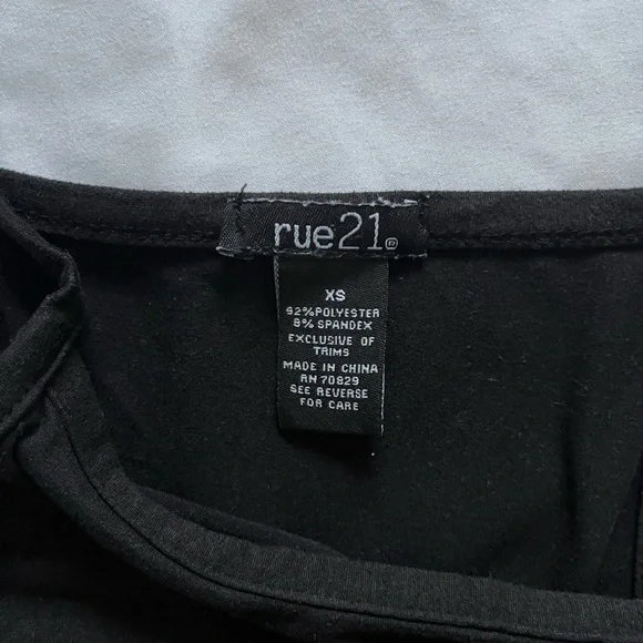 Rue21 Black Tank Top and Shorts Set - Picture 5 of 8